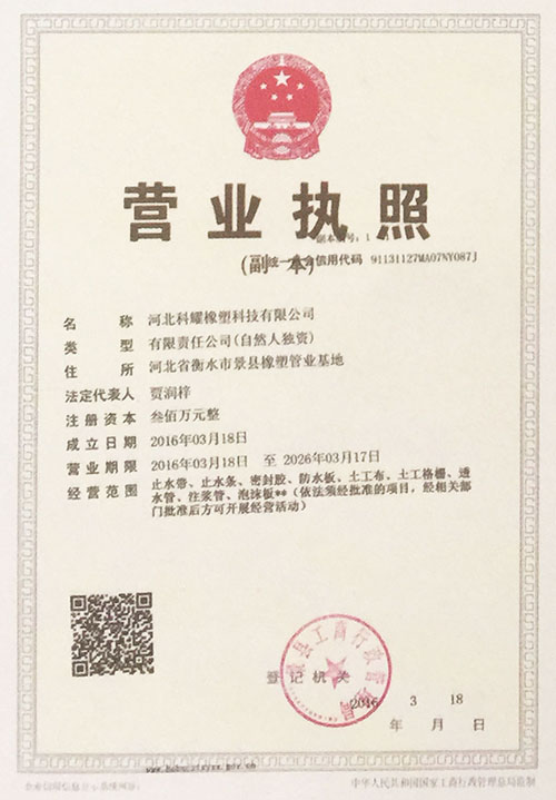 營業(yè)執(zhí)照